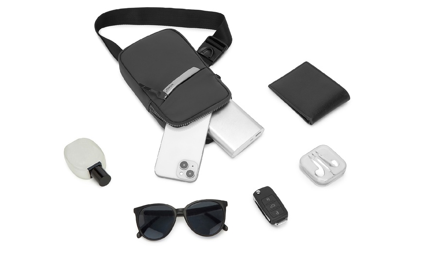 Image 26: Men's Lightweight Dalily Crossbody Bag 