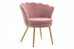 Fauteuil coquillage en velours, coloris au choix, livraison incluse - Image 2
