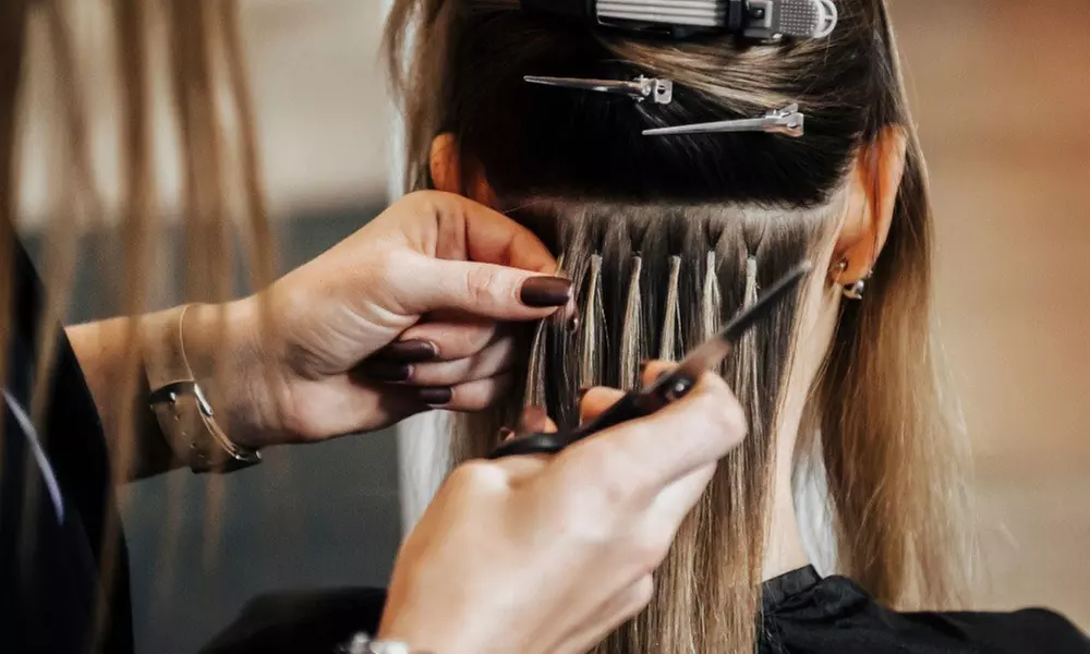 Get Braidless Sew-In, Tape-In, K-Tip, U-Tip, Keratin Extensions & More at Express Beauty Bar - Up to 55% Off