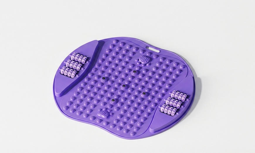 Image 3: Home Fitness Foot Massage Acupressure Plate