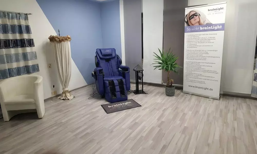 45-50 Min. Brain Light Shiatsu-Massagesessel mit Audiovisualierung