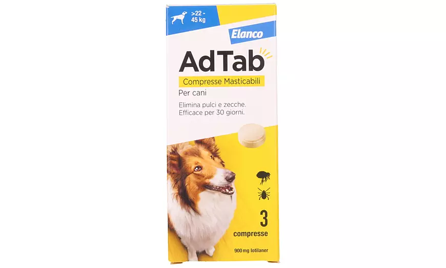 Image 11: Antiparassitario AdTab compresse masticabili per cani e gatti