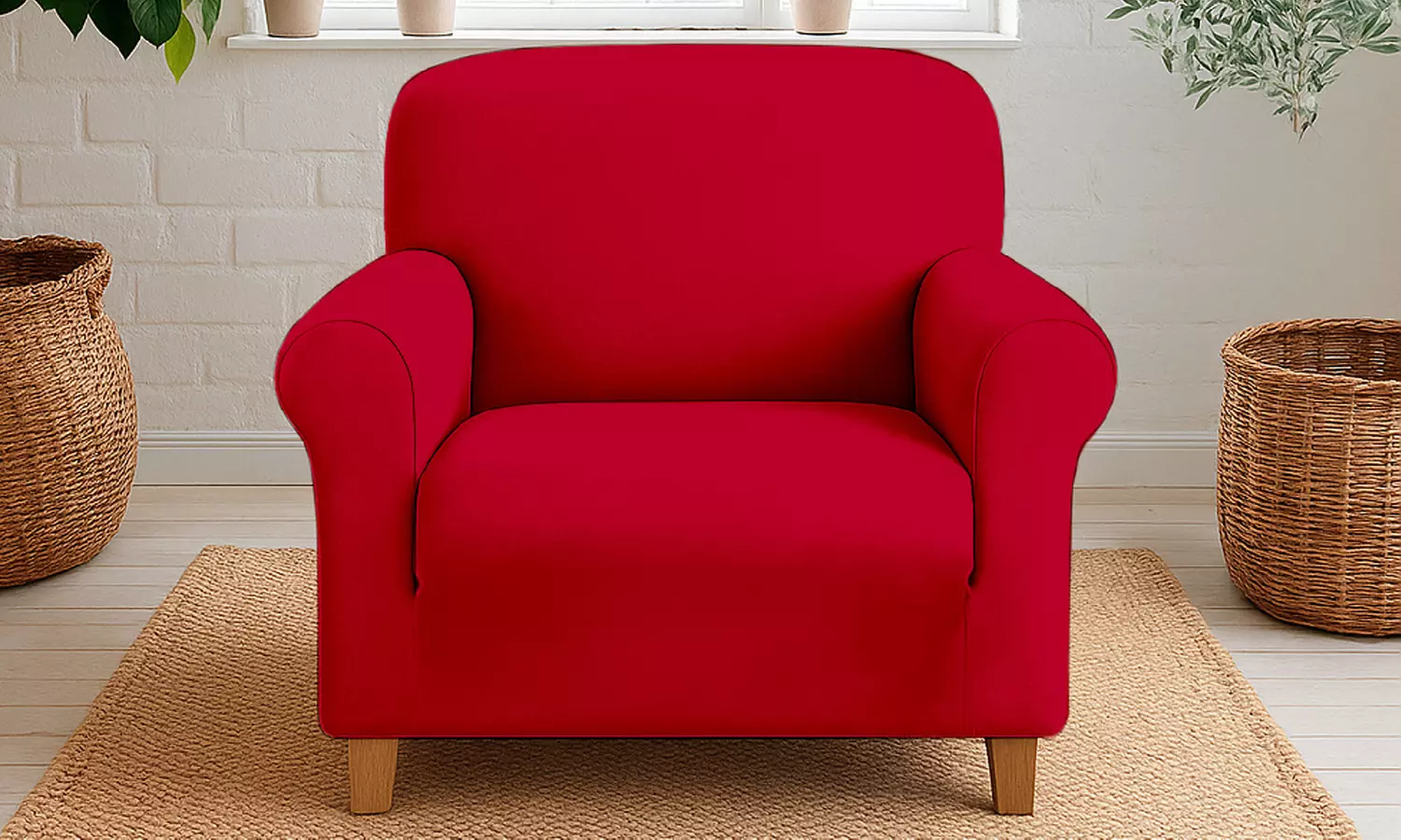 Housse de fauteuil ou de canapé en velours DANKOV