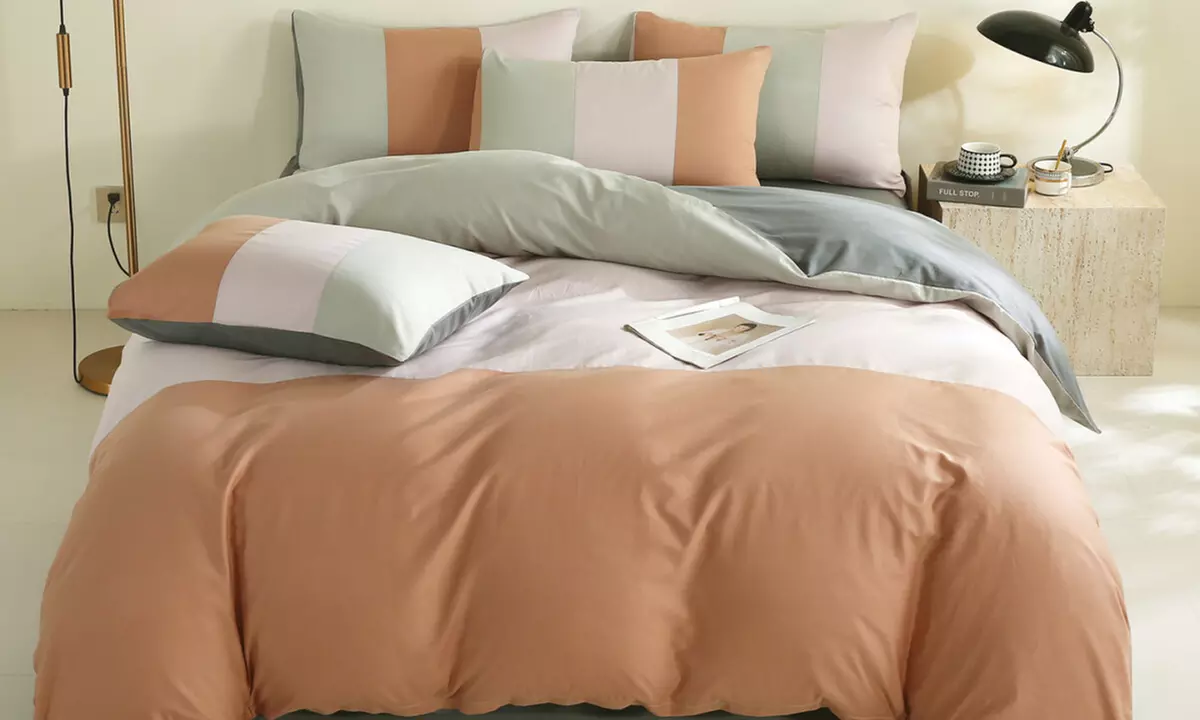 Reversible Pure Cotton Pillowcase Pair