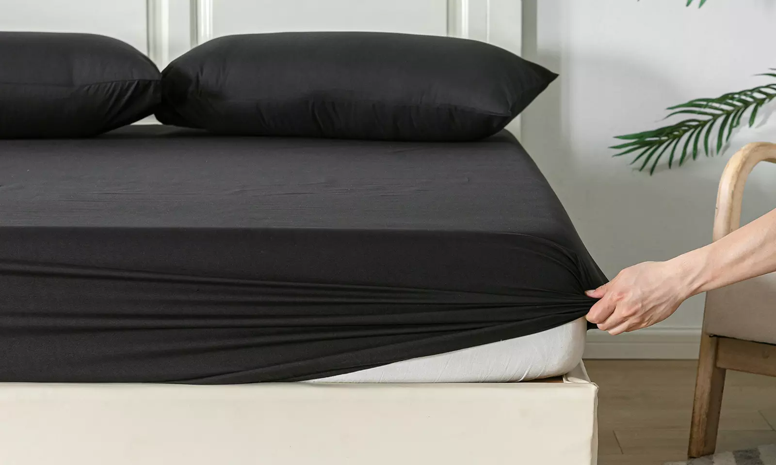 Weiches Spannbetttuch