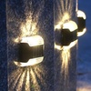 Image 2: Solar Lights Outdoor Decorative Wall Lights