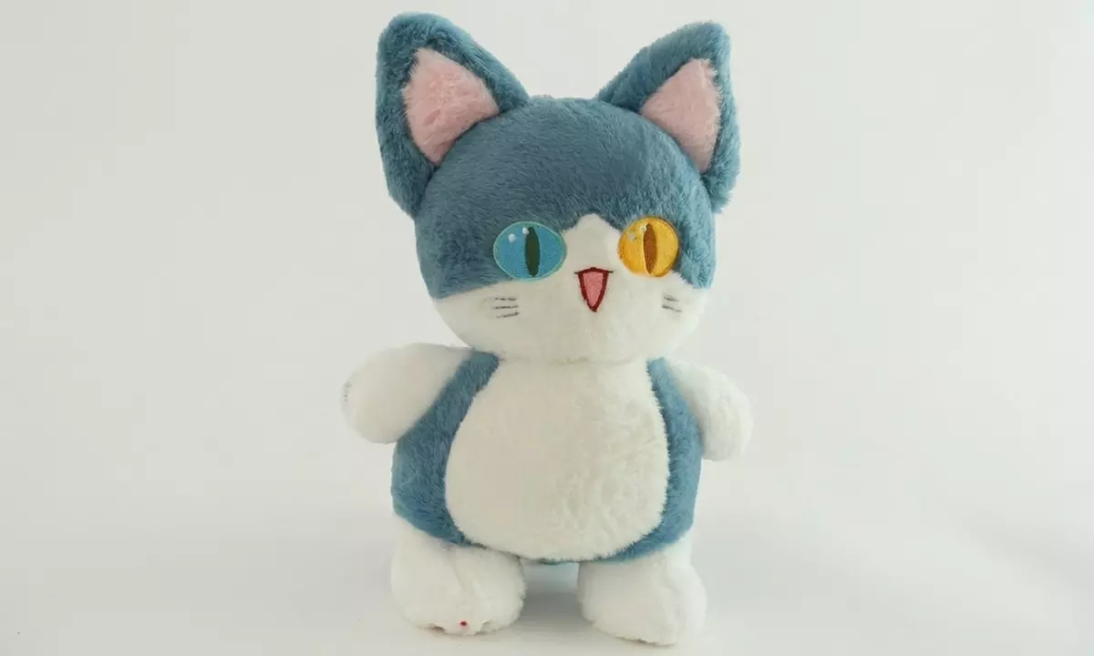 Heartbeat Plush Doll with Removable Filling and Soothing Simulator