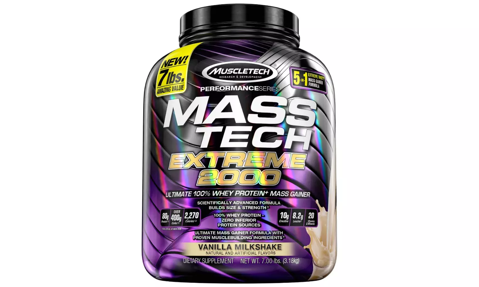 MuscleTech Mass Tech Extreme 2000 (1-, or 2-Pack) - Second Medium