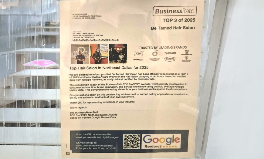 Image 6: Haircut, Blow-Dry & Highlights at Be Tamed Hair Salon — Up to 54% Off