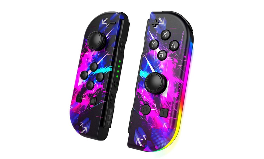 Image 2: Manettes sans fil compatible avec console Switch