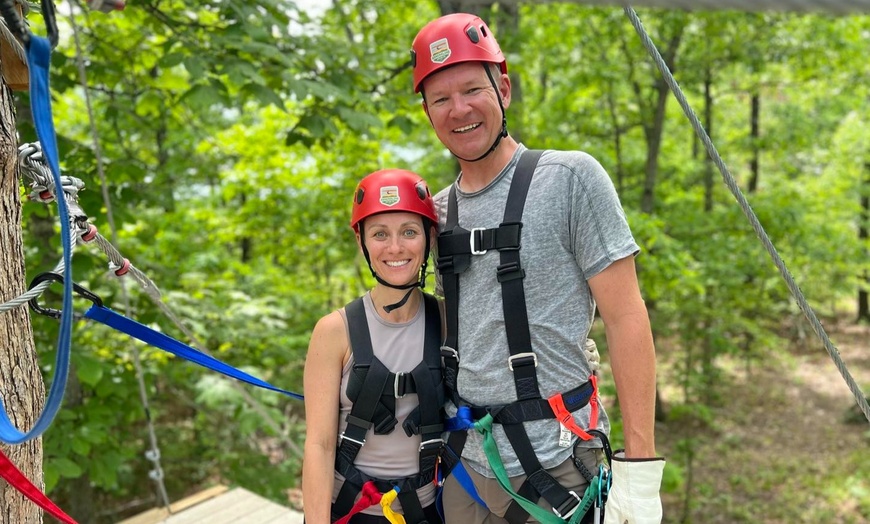 Image 3: Up to 28% Off 90-Min Canopy Zipline Tour: Adrenaline Zipline Co