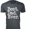 Best Dad Ever Typewriter Font - Charcoal