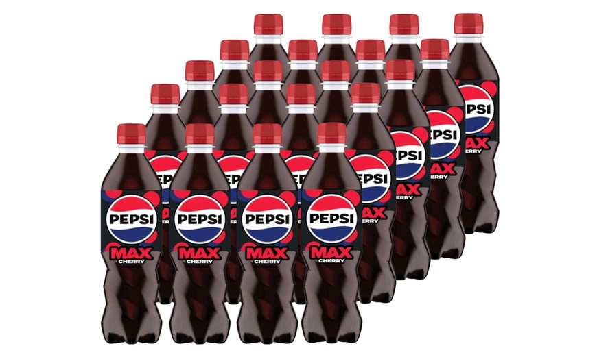 Image 3: Pepsi Max Cherry - 24 Pack of 500ml Bottles, No Sugar, Low Calorie