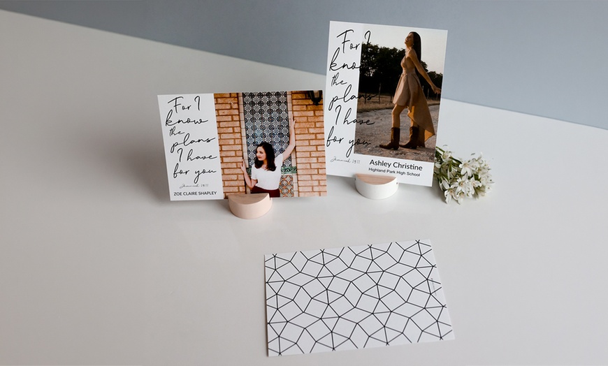Image 3: Personalized 2026 Grad Photo Cards: Premium Paper (24–200 Count) 