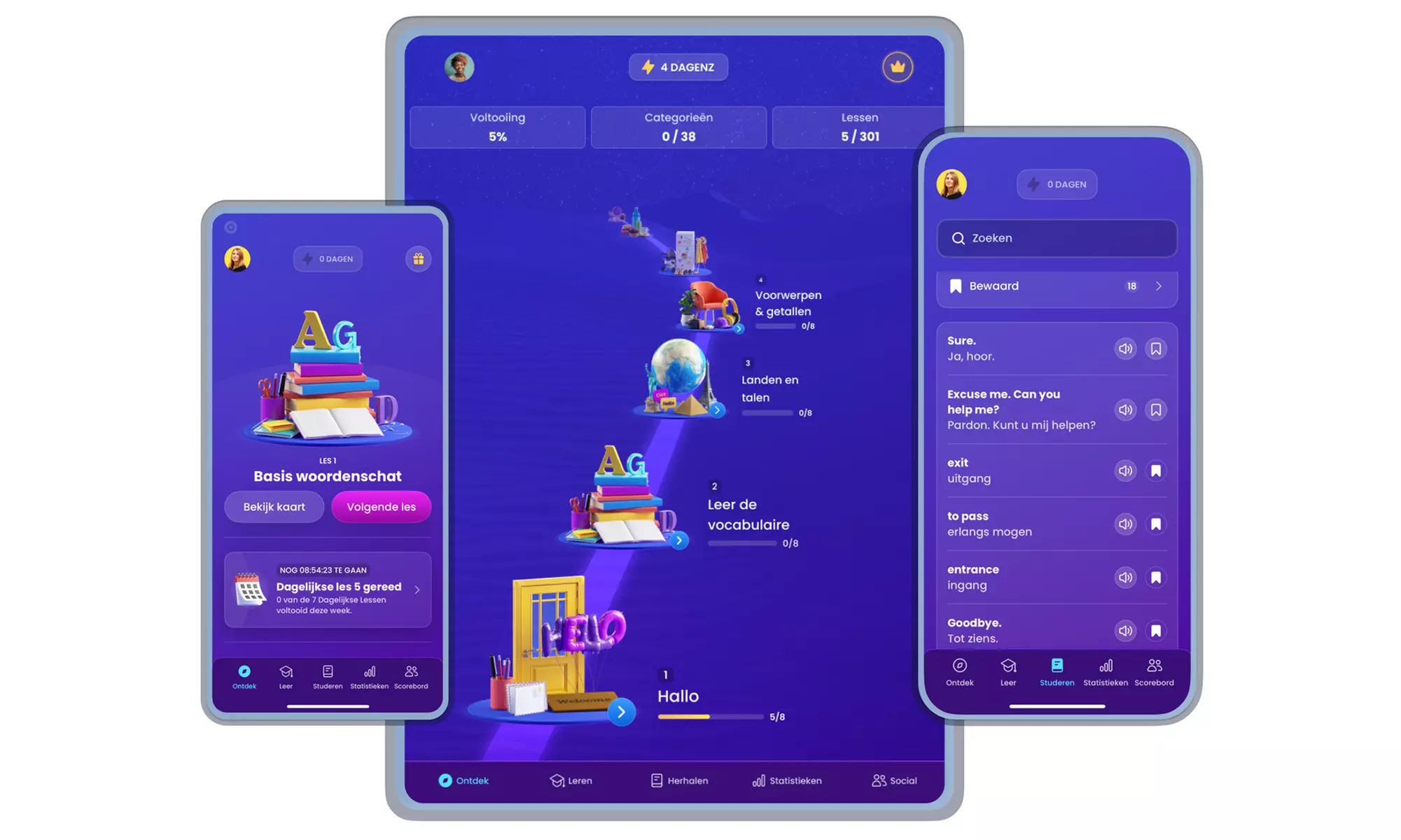 Mondly  by Pearson : accès premium pendant 1 mois, 1 an ou à vie