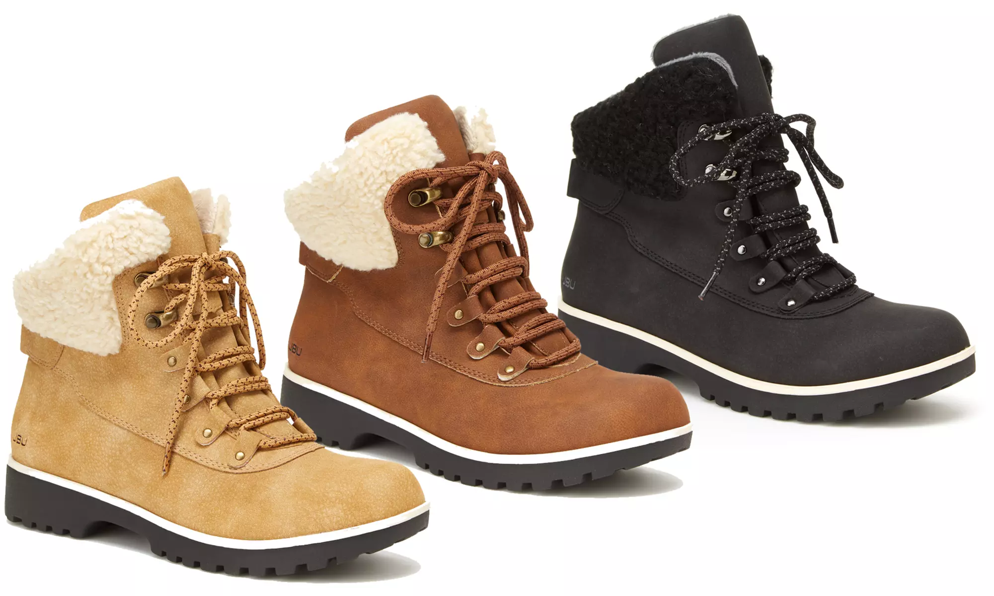 JBU by Jambu Women's Redrock Ankle Boots with Faux Shearling (Sizes 8.5 & 9.5) - Primary Image