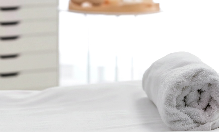 Image 5: Seated Shoulder & Neck Reset or Neck, Shoulder & Foot Unwind