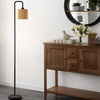 Image 1: Living And Home Limited Black Floor Lamps, Various Heights and Shades