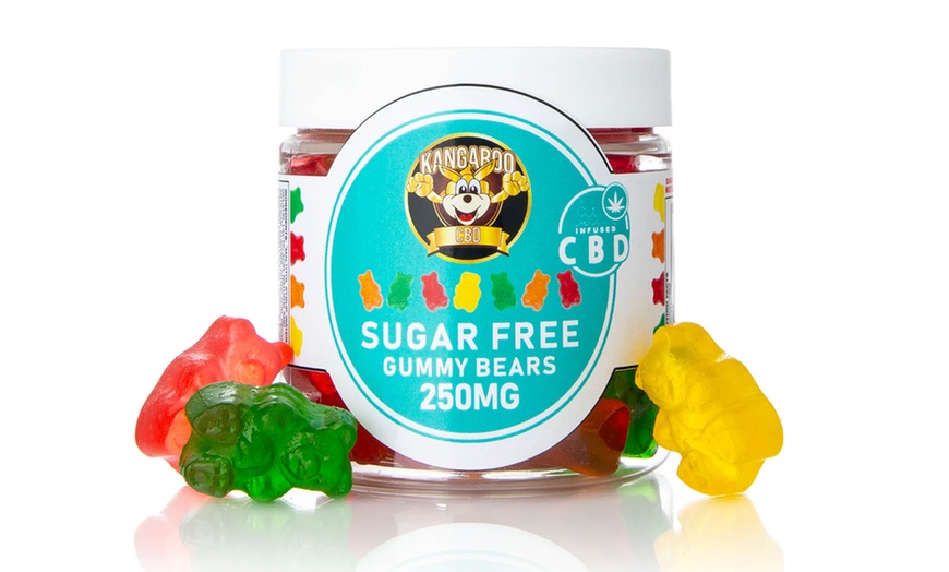 Image 3: Potent Sugar-Free Organic CBD Infused Gummies from Kangaroo (150mg-5000mg)