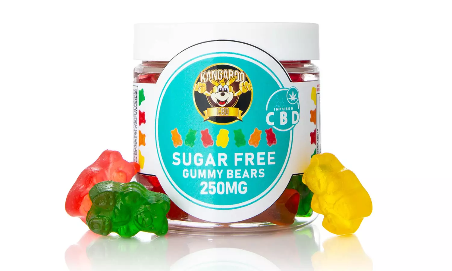 Potent Sugar-Free Organic CBD Infused Gummies from Kangaroo (150mg-5000mg)