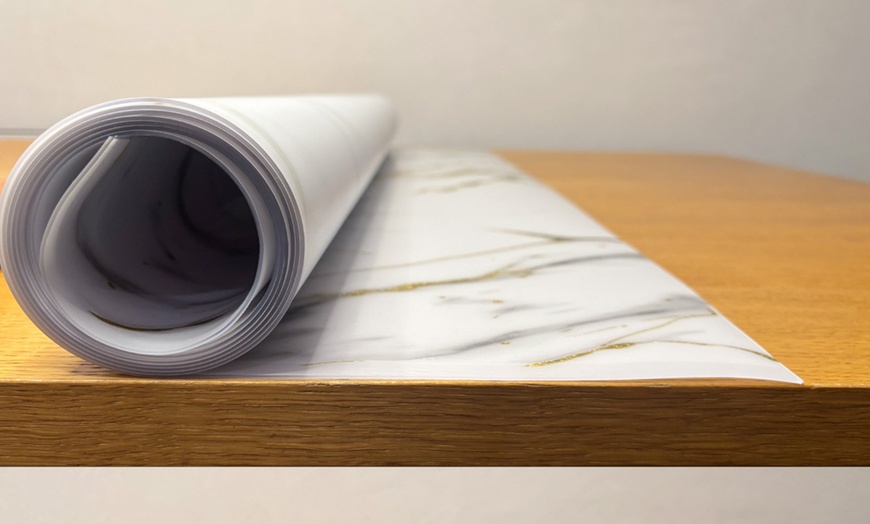 Image 4: Tovaglia effetto marmo 100% pvc