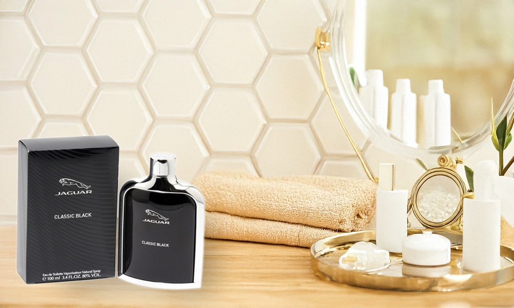 Jaguar Classic Black Men  EDT Spray 3.4 Oz