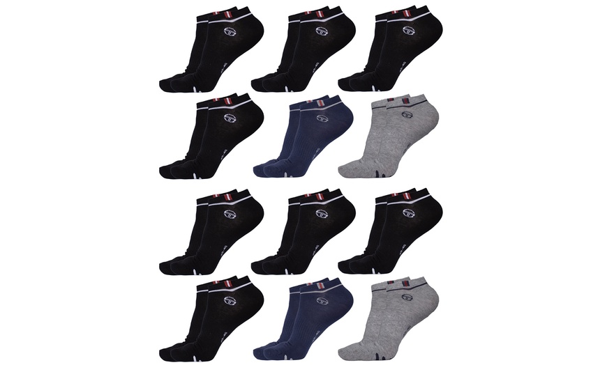 Image 6: 6er- oder 12er-Pack Sergio Tacchini Sneaker-Socken