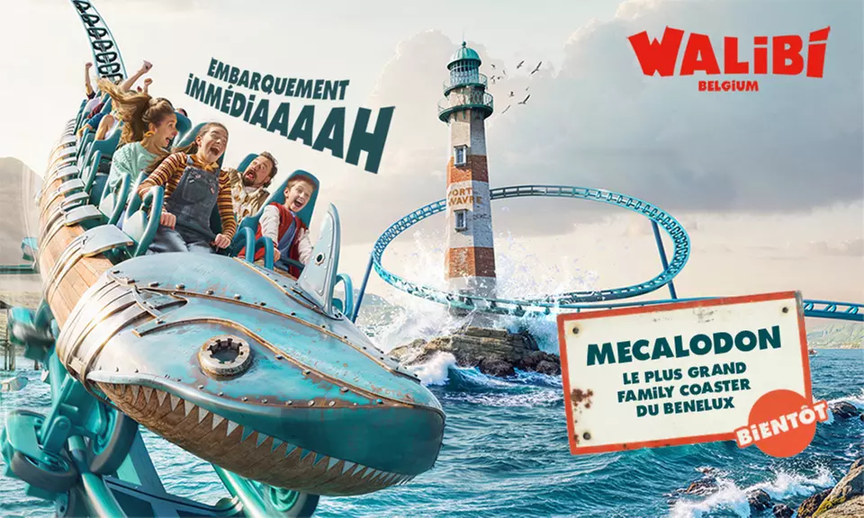 50 ans de fun et de sensations à Walibi Belgium !: 1 billet adulte acheté=1 billet enfant offert (50% de remise) - Primary Image