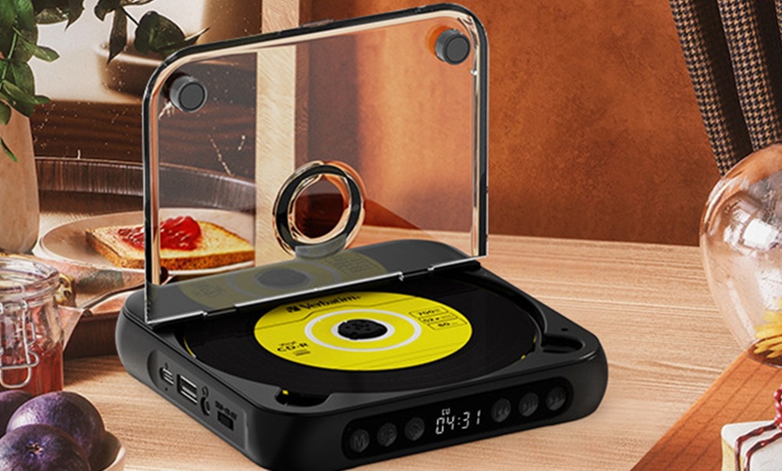Image 3: Portable Bluetooth CD Player
