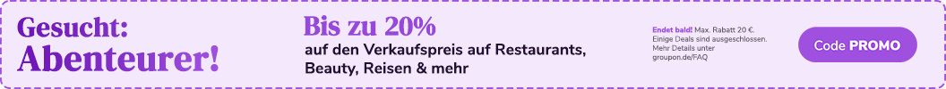 Bis zu 20% zusätzlichen Rabatt auf den Verkaufspreis von Hotels & lokalen Erlebnissen. Code: PROMO