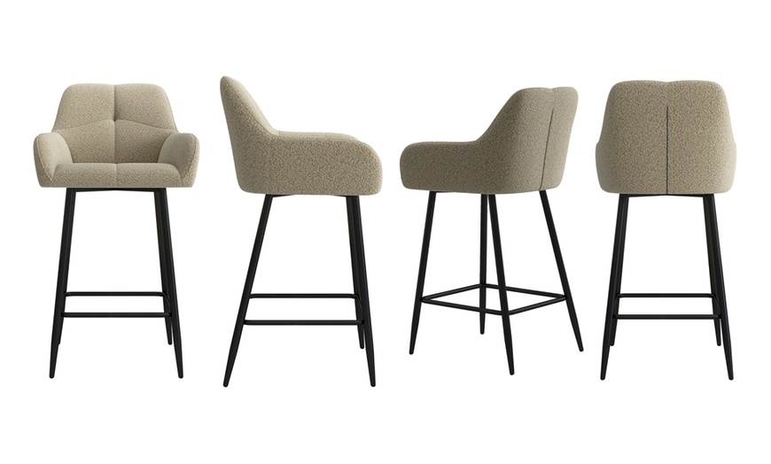 Image 13: Juego de 2 taburetes altos
