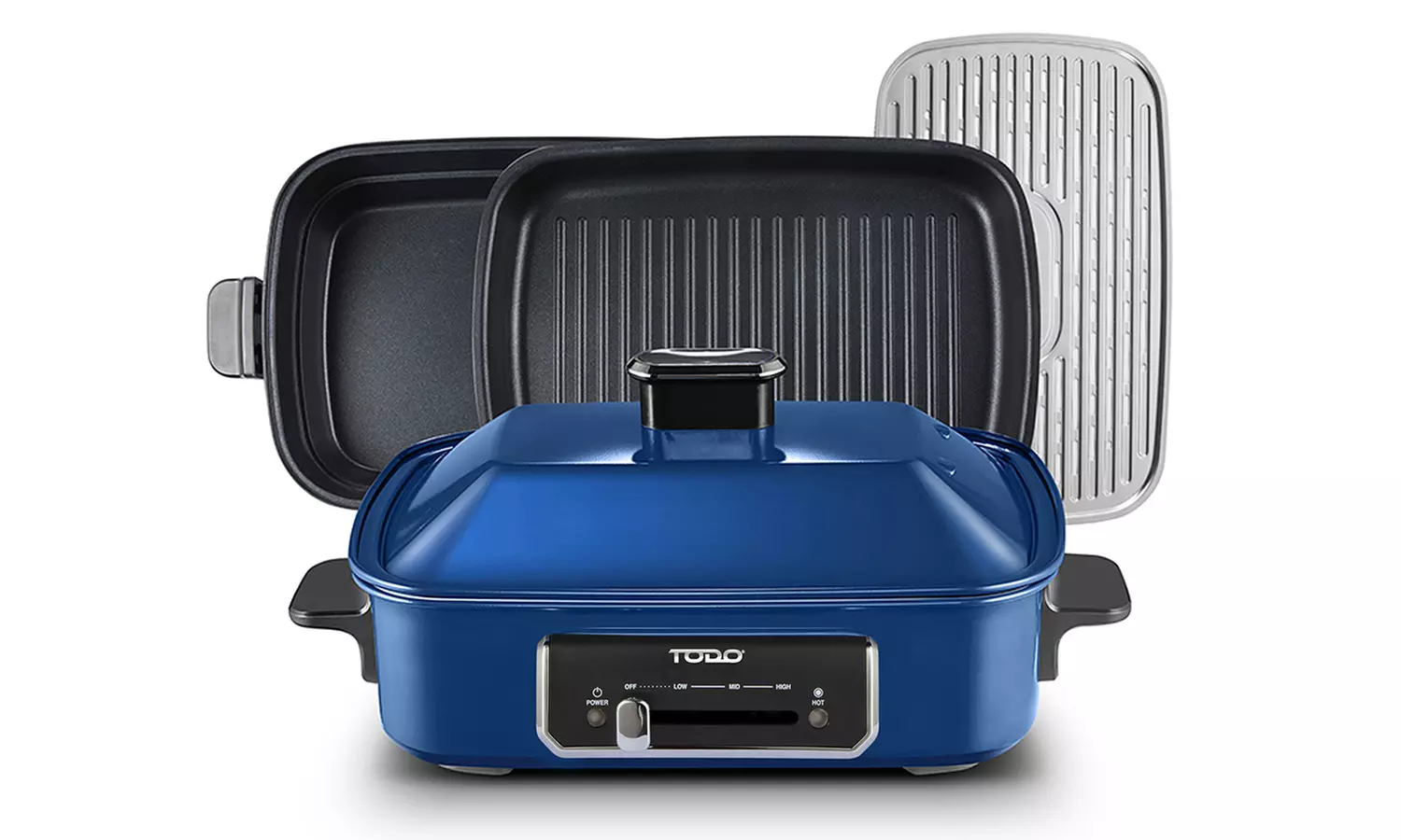 Electric Oven Two Hot Plates or Electric Multifunction Cooking Pot