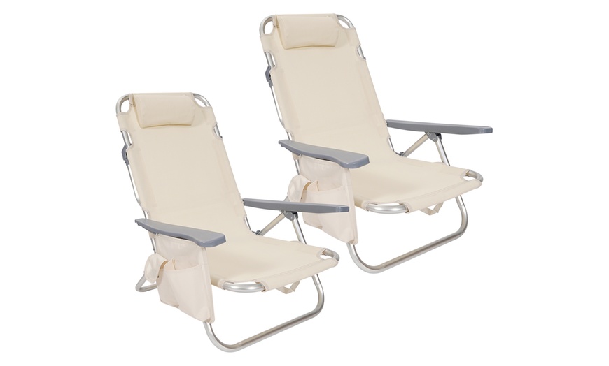 Image 7: Set de 2 chaises longues