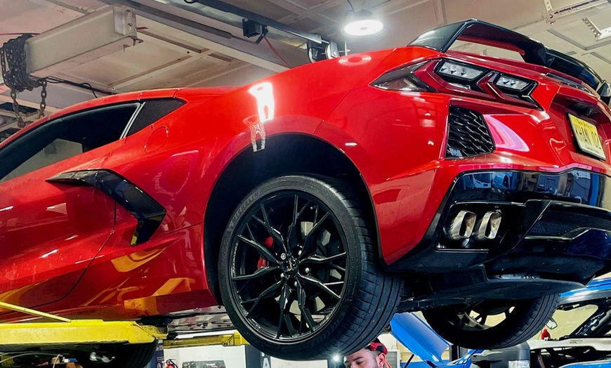 Image 3: 1 Full Synthetic Oil Change with Oil Filter Replacement Up to 5 Quarts
