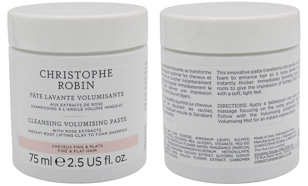 Christophe Robin Cleansing Volumizing Paste Shampoo - Fine/Flat Hair 2.5oz/75ml
