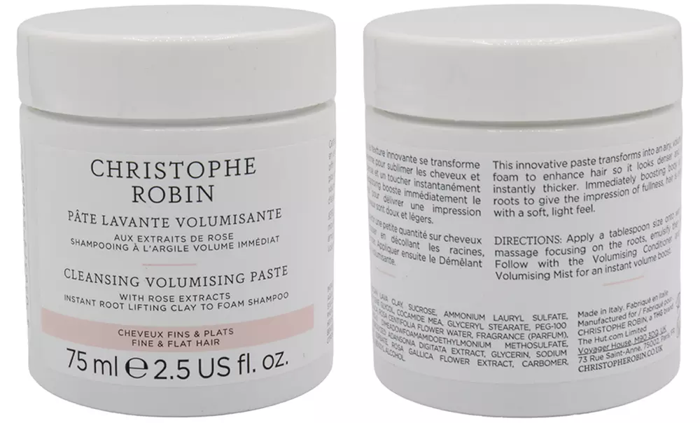 Christophe Robin Cleansing Volumizing Paste Shampoo - Fine/Flat Hair 2.5oz/75ml
