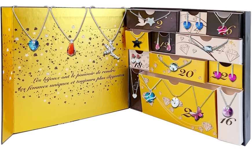 Image 2: Calendrier de l’Avent SC Crystal avec 12 bijoux