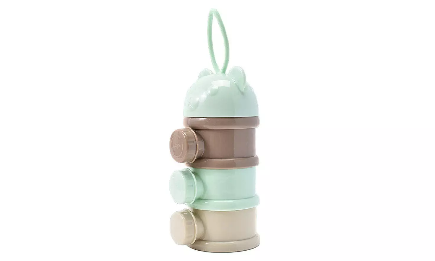 3-4 Layers Baby Formula Milk Powder Dispenser Infant Snack Storage Container
