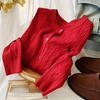 Image 12: Women’s Knitted Button-Down Cardigan Sweater