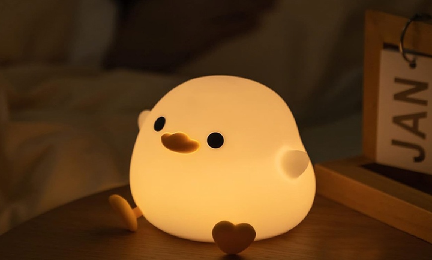 Image 5: USB Rechargeable Duck Design Desk Lamp