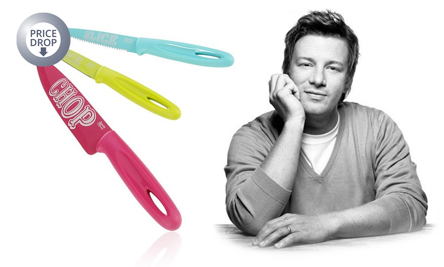 Image 1: Jamie Oliver Funky Knife Set