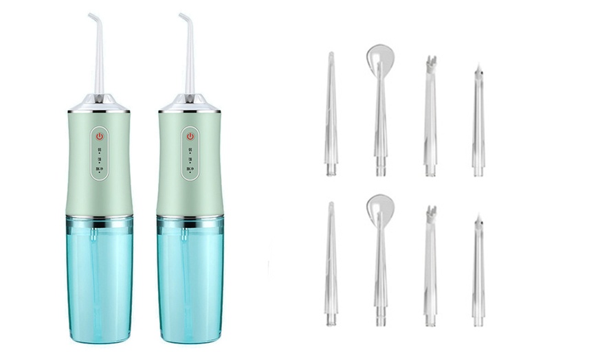 Image 9: 1x oder 2x Elektrische, kabellose Munddusche