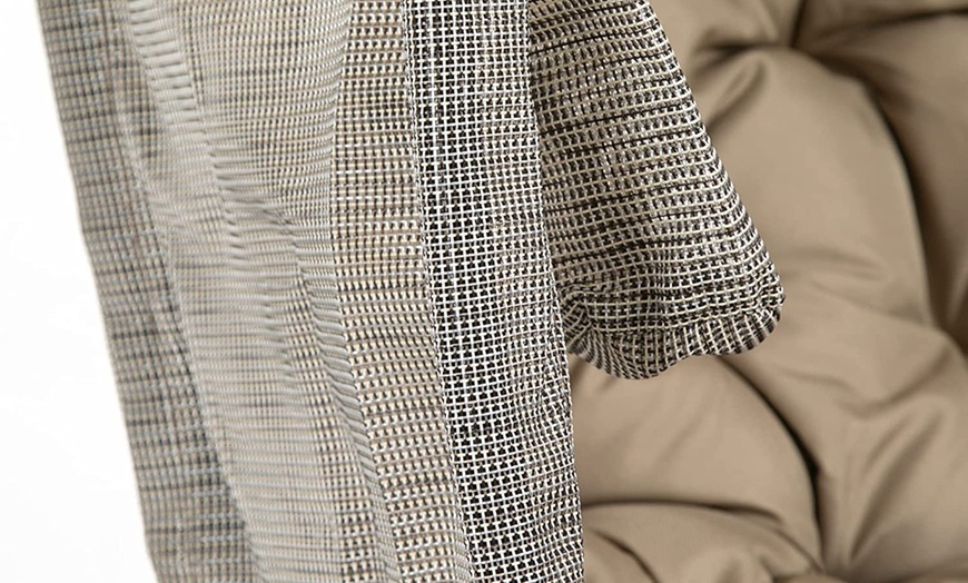 Image 9: Outsunny Hanging Egg-Shaped Chair