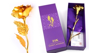 24ct Gold-Plated Rose