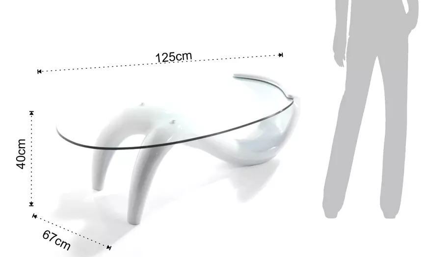 Image 9: Mesa de café con diseño moderno