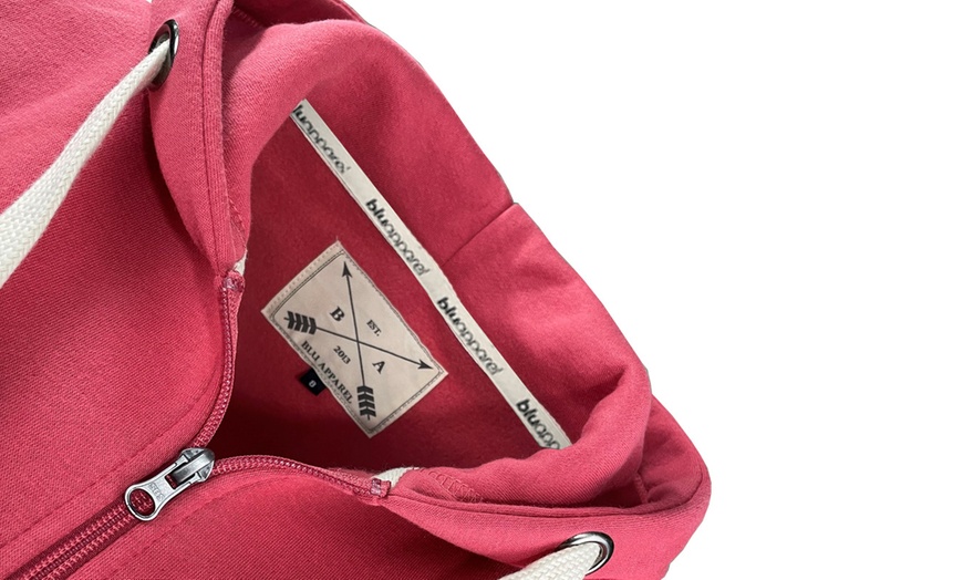 Image 9: Blu Apparel Women's Zipped Hoodie