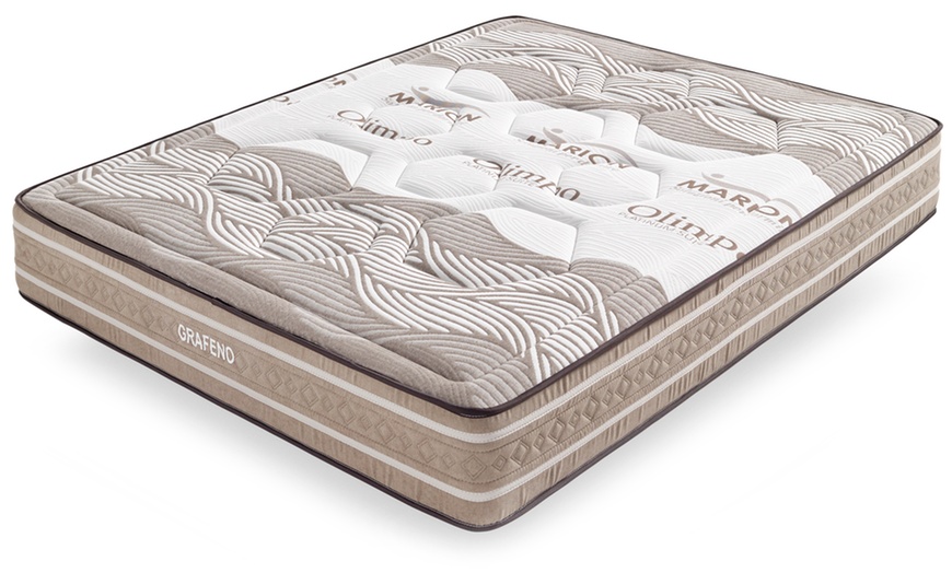 Image 5: Colchón visco grafeno con almohada viscoelástica 