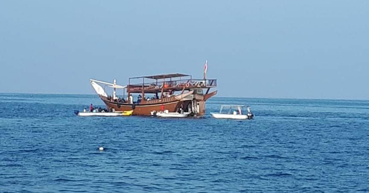Oman Musandam Dhow Cruise: Water Sports & Buffet Lunch Oman Musandam Dhow Cruise: Water Sports & Buffet Lunch