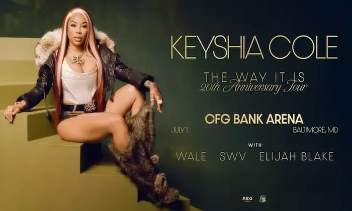 Keyshia Cole: The Way It Is 20th Anniversary Tour W/ Wale, SWV, & Elijah Blake on July 1 at 7 p.m. - Primary Image