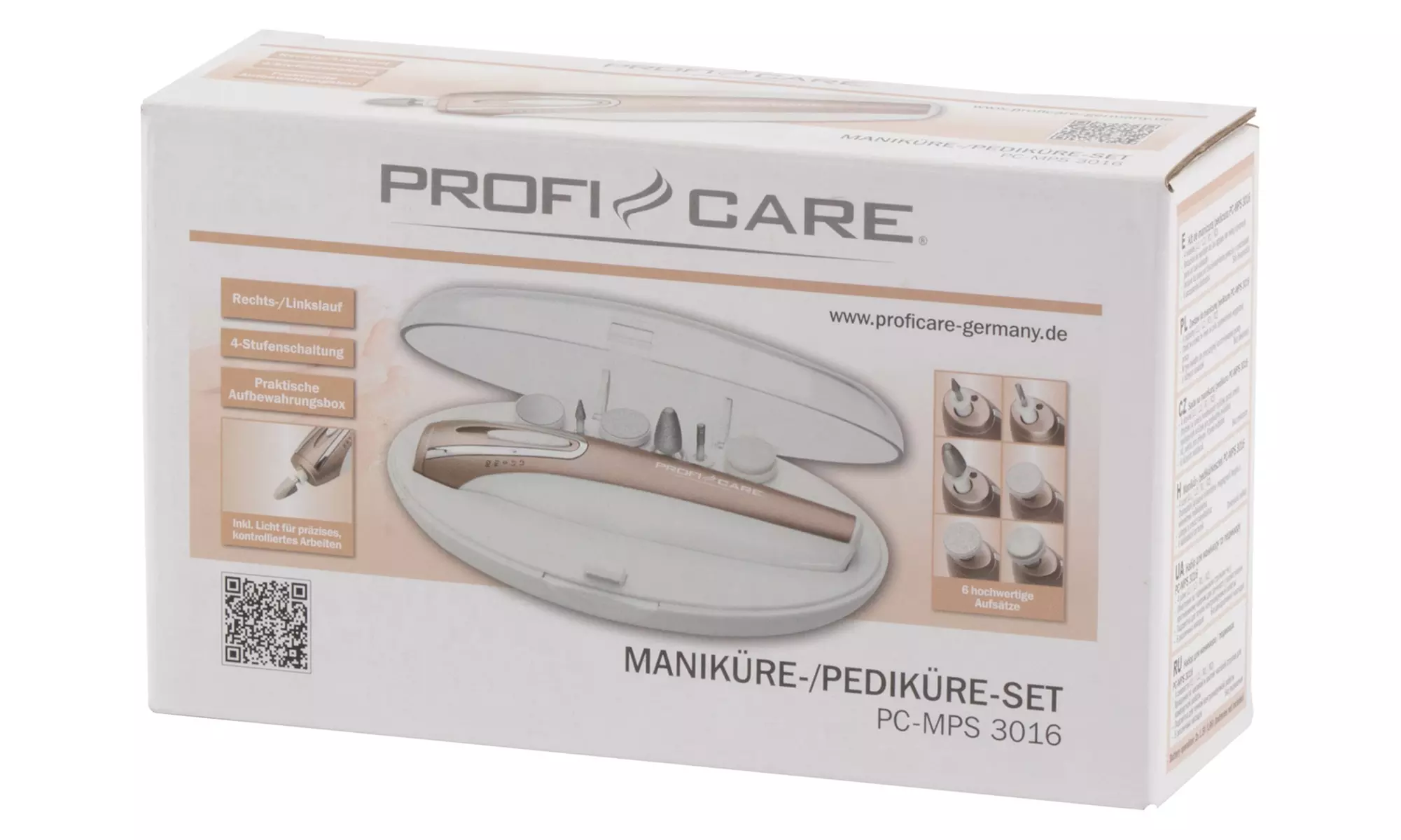 Set manucure pédicure ProfiCare PC-MPS